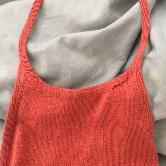 Rust Halter Top - Picture 2 of 3